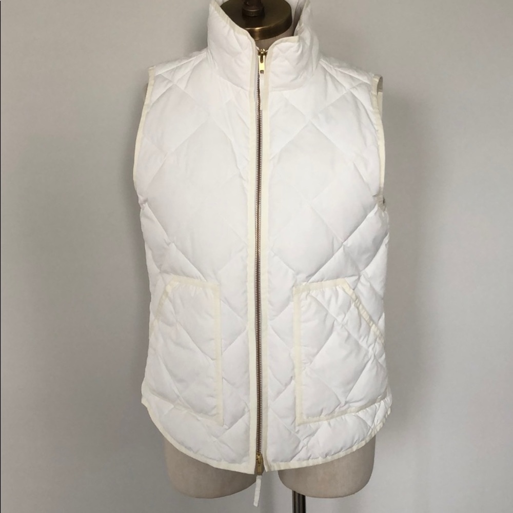 Jcrew white vest